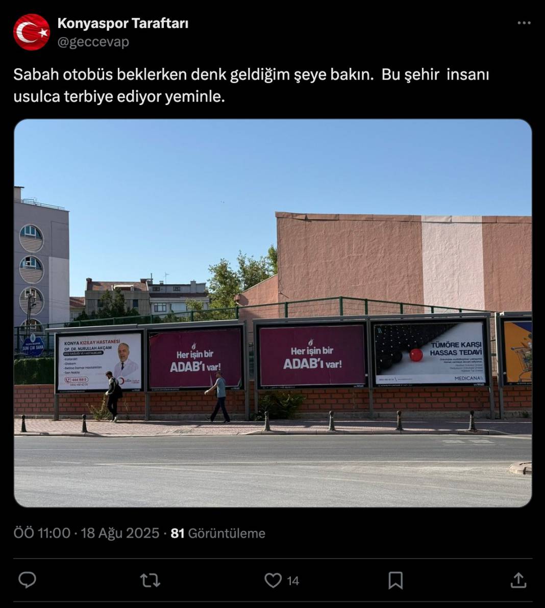 Gizemli reklam Konya’yı ikiye böldü 11